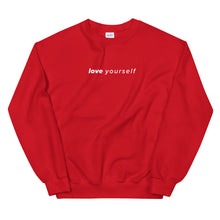 Load image into Gallery viewer, love yourself crewnecks
