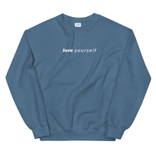 Load image into Gallery viewer, love yourself crewnecks
